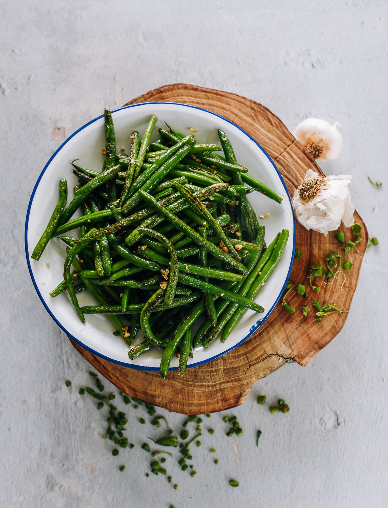 garlic green beans