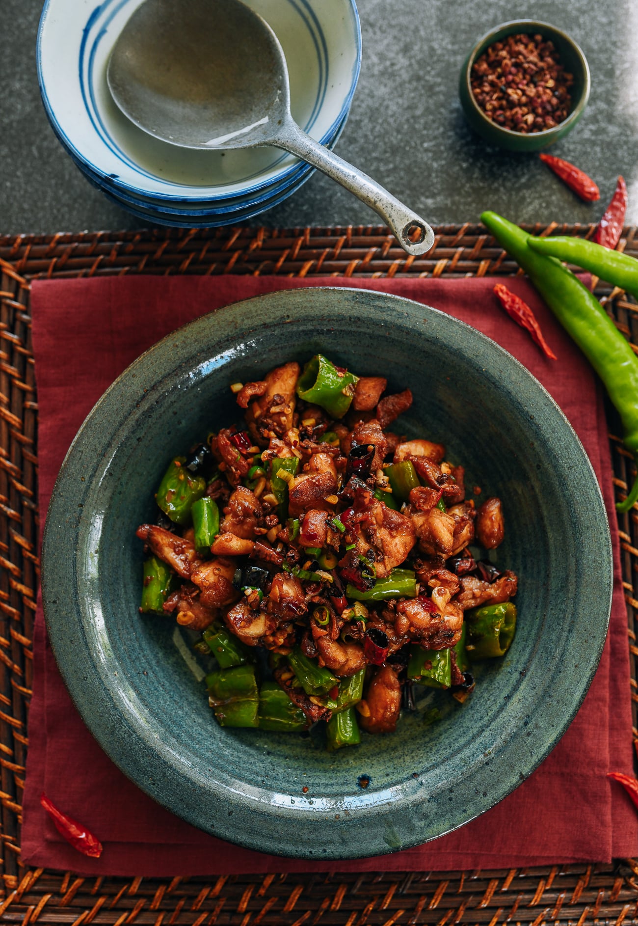 Sichuan three pepper chicken recipe