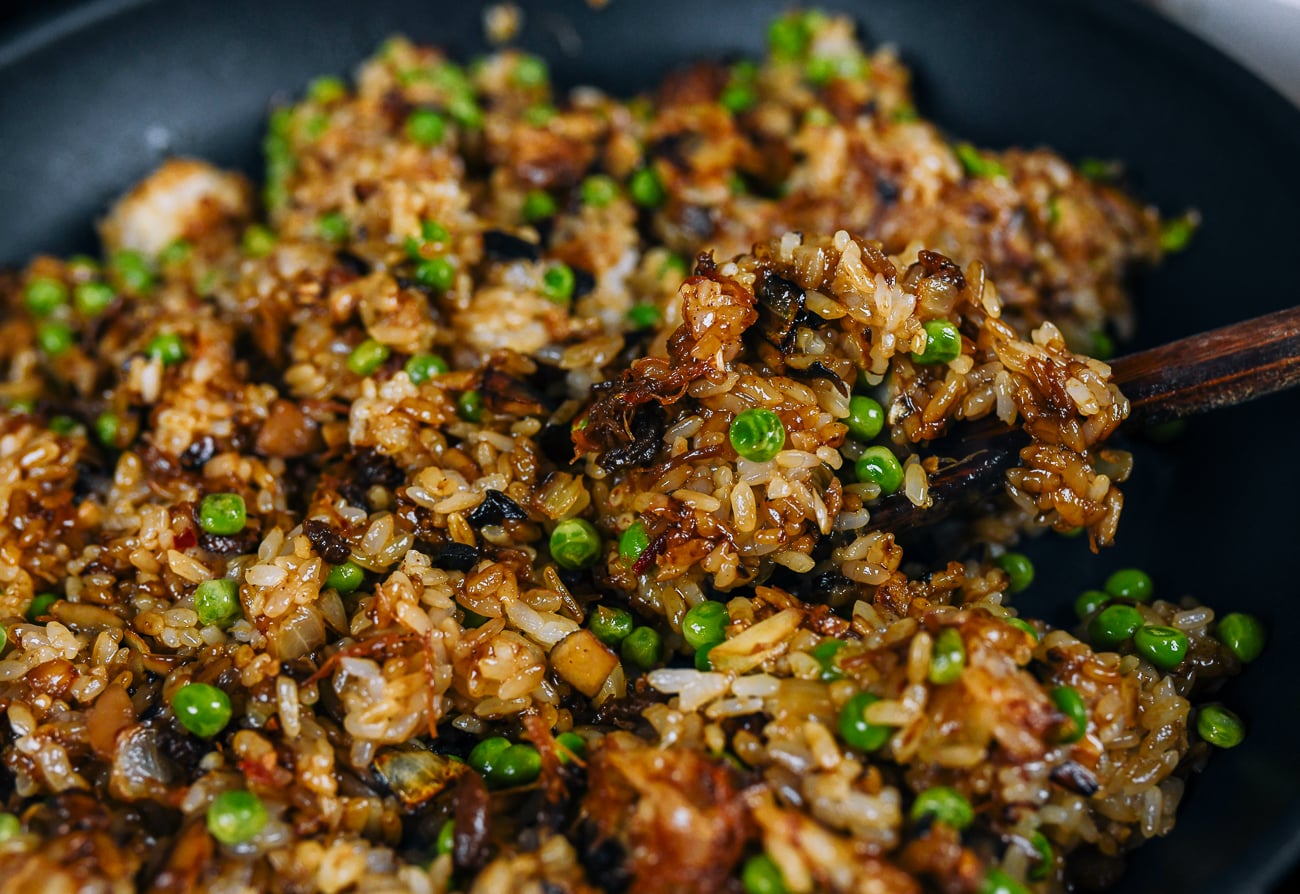 xo sauce fried sticky rice
