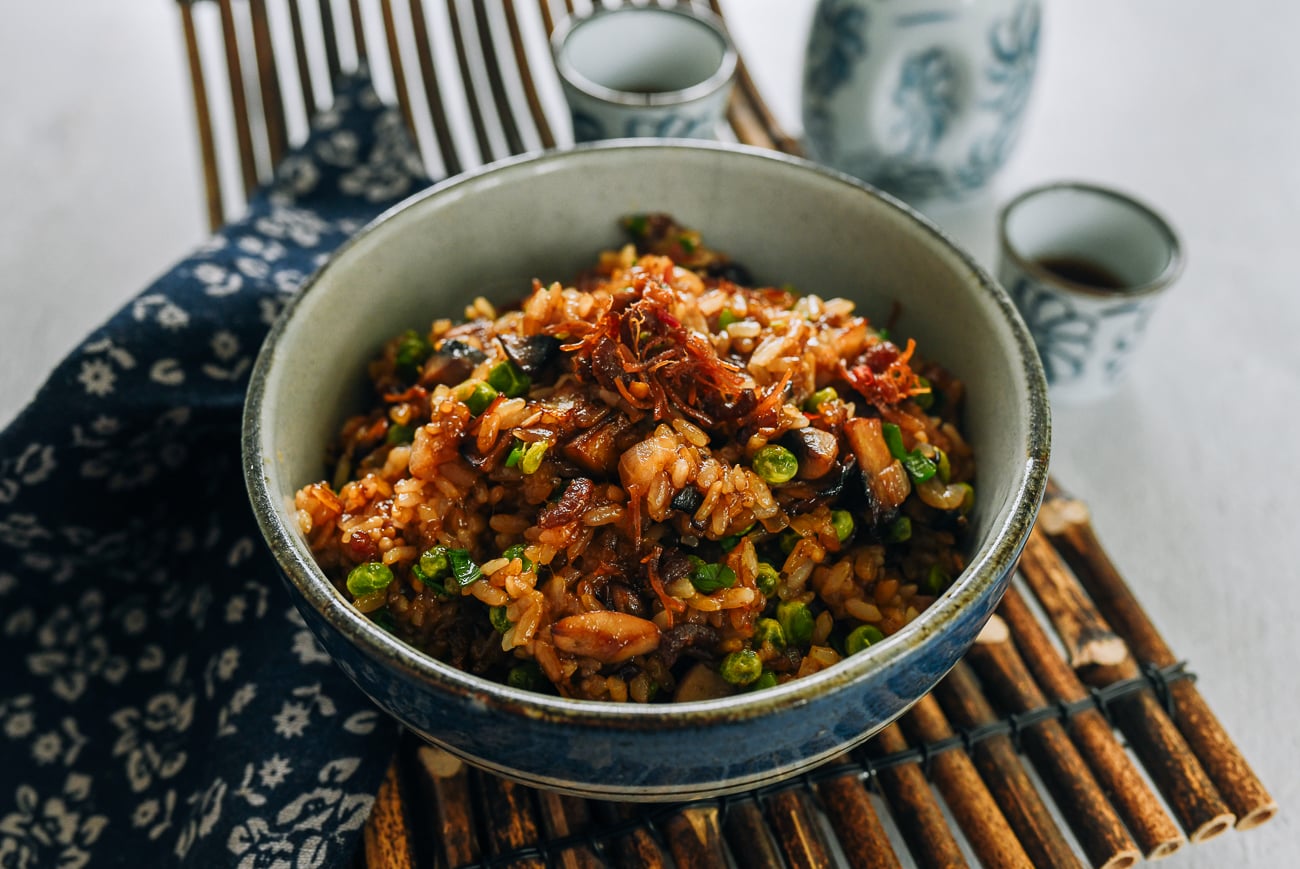 bowl of xo sauce fried sticky rice