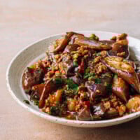 eggplant with garlic sauce recipe