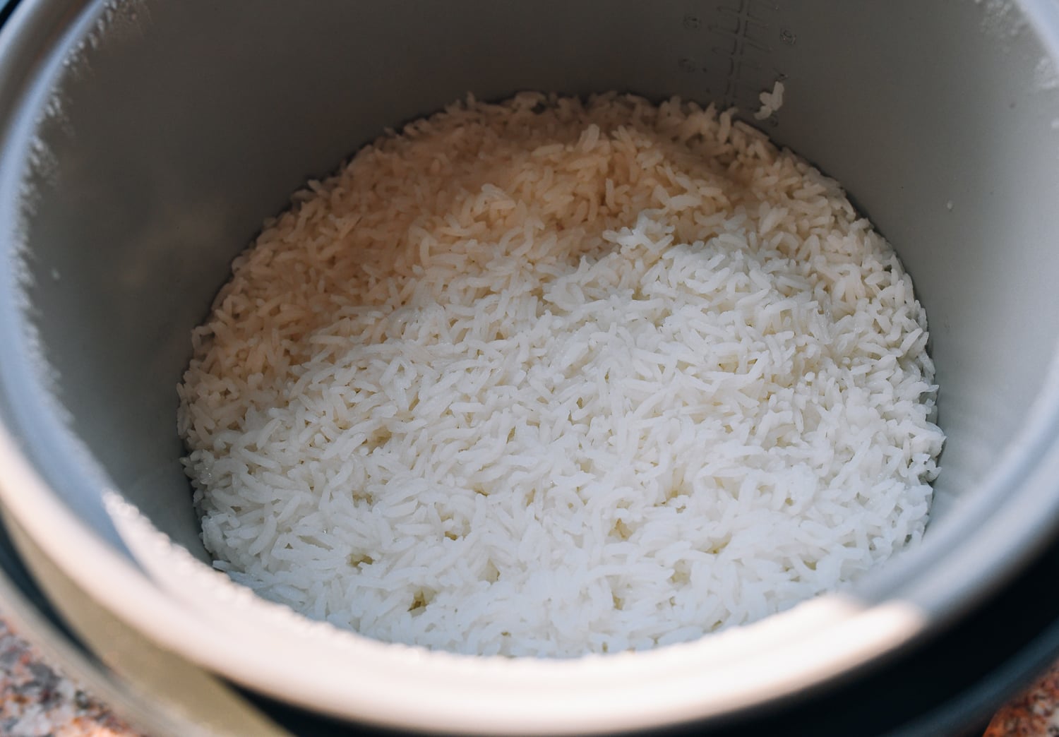 cooked jasmine rice