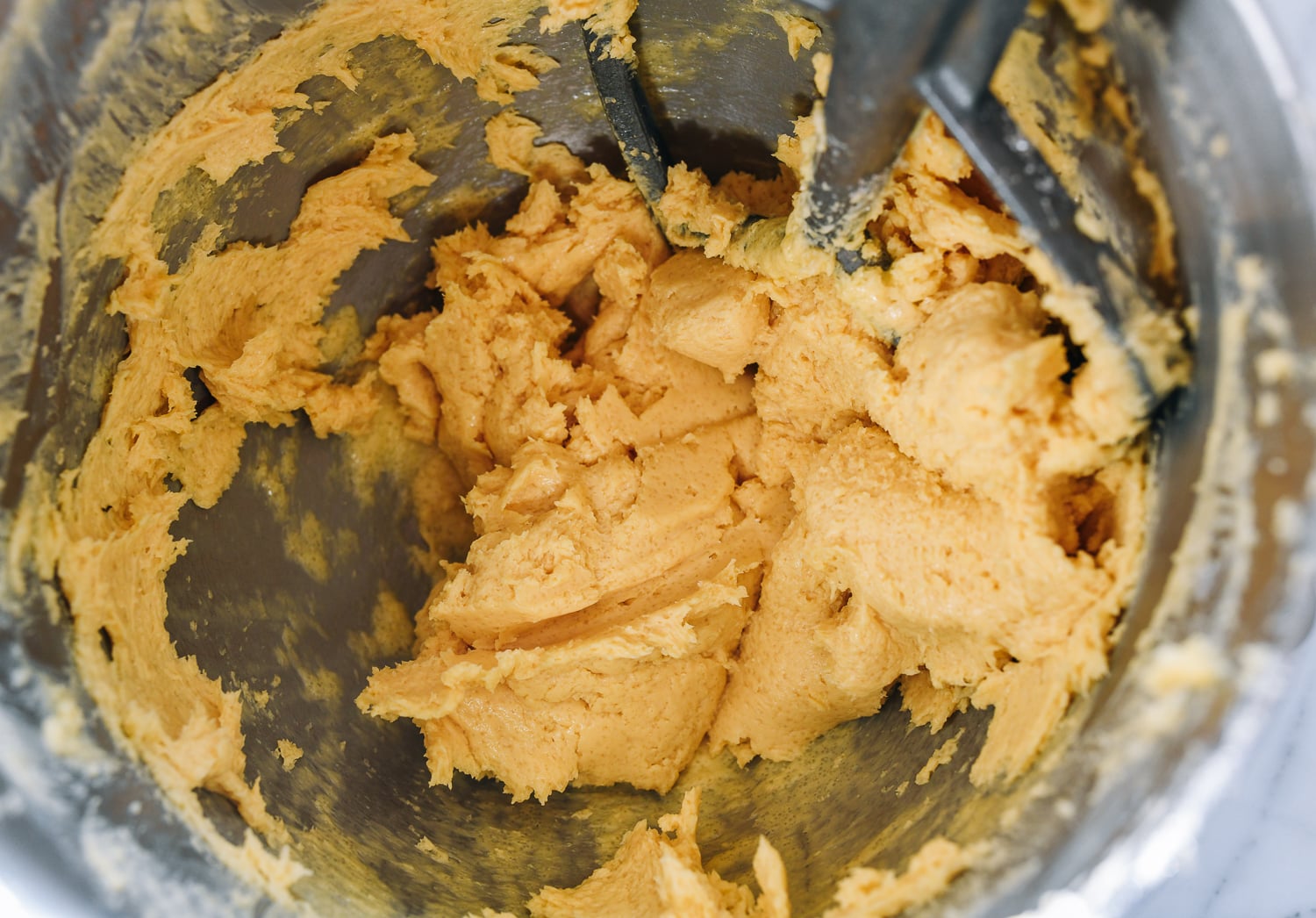 making linzer cookie dough