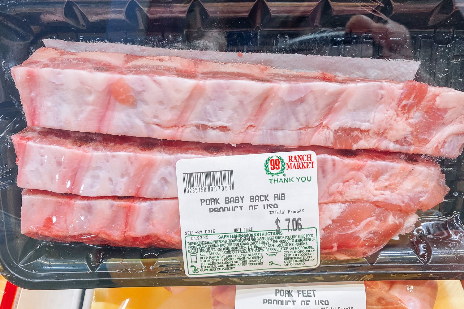 cross-cut baby back ribs