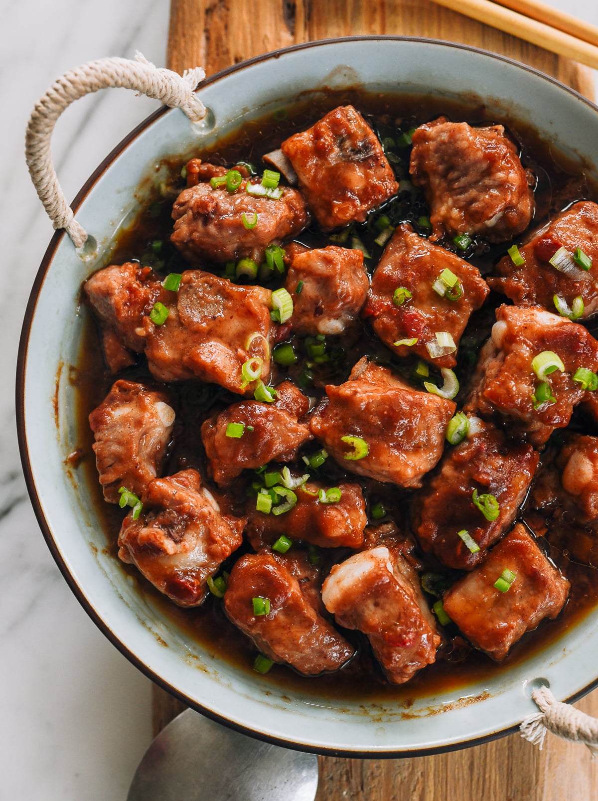 Steamed Pork Ribs with Red Fermented Bean Curd