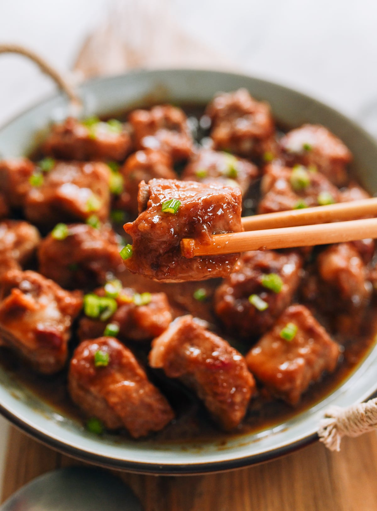 Chinese Steamed Ribs with Red Fermented Tofu