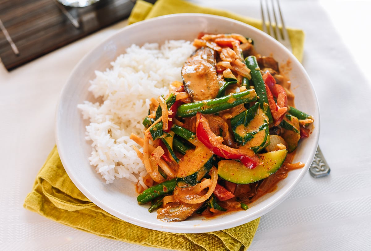Thai vegetable curry