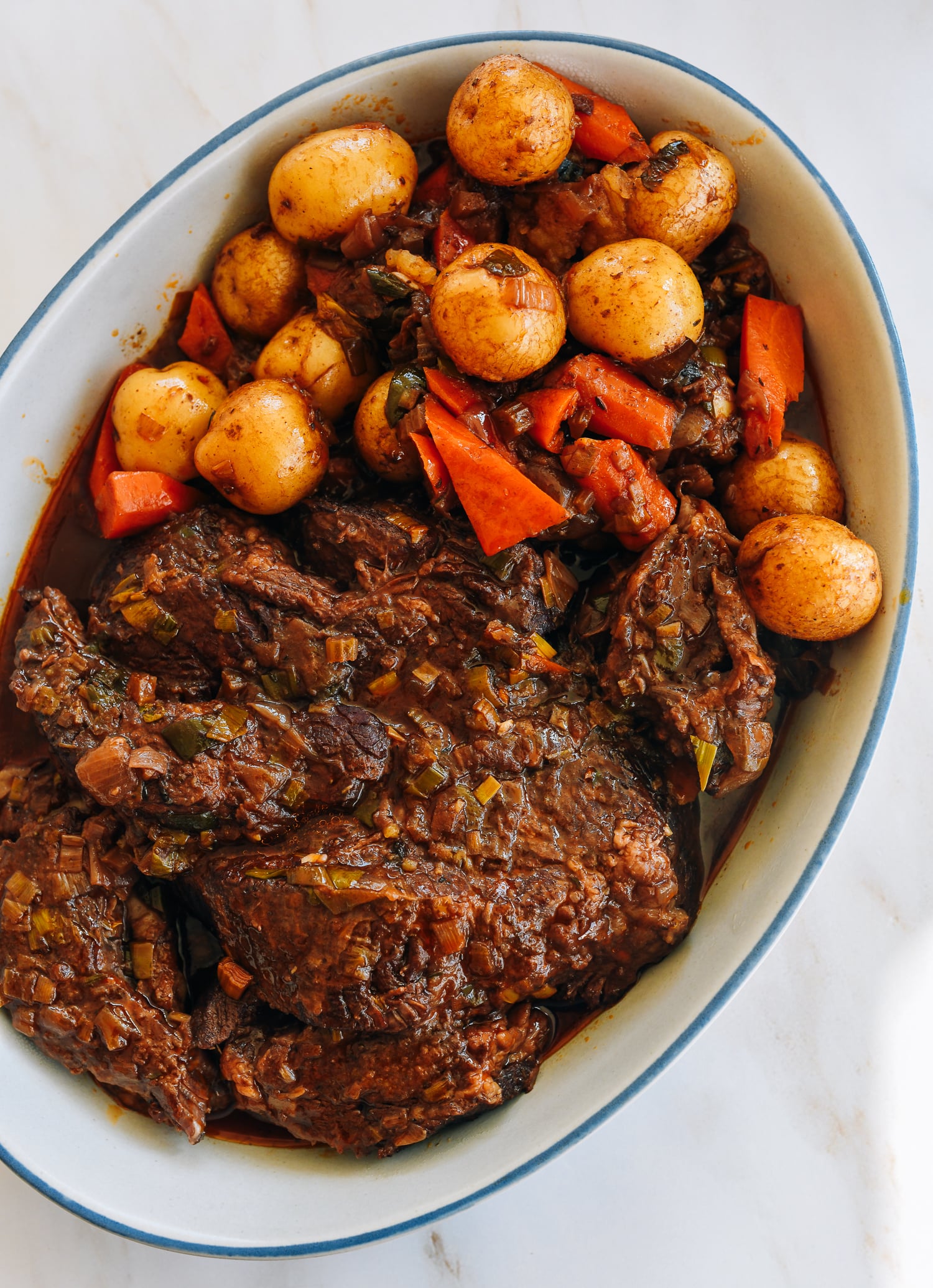 Instant Pot Pot Roast with Carrots and Potatoes