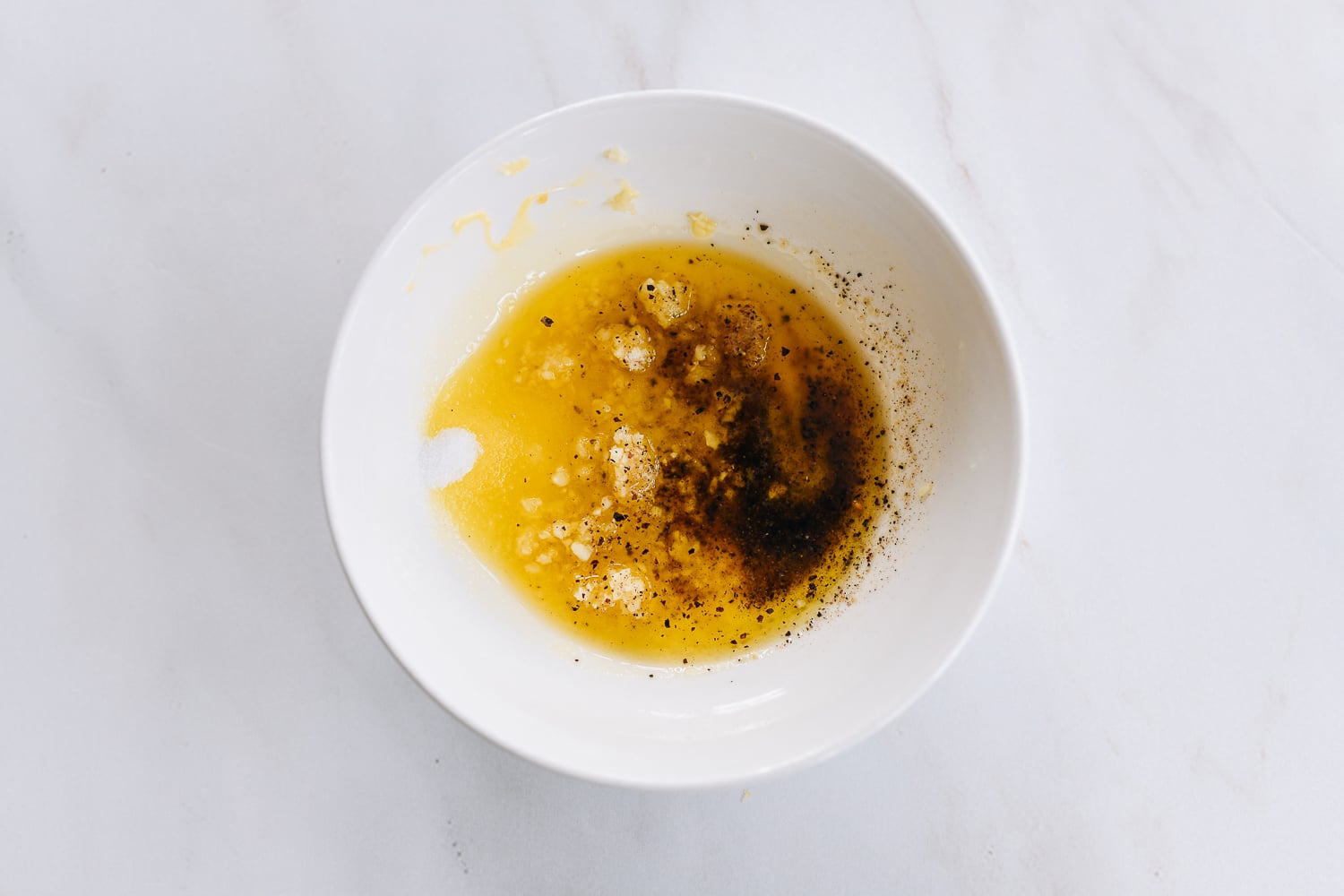 turkey marinade ingredients in bowl