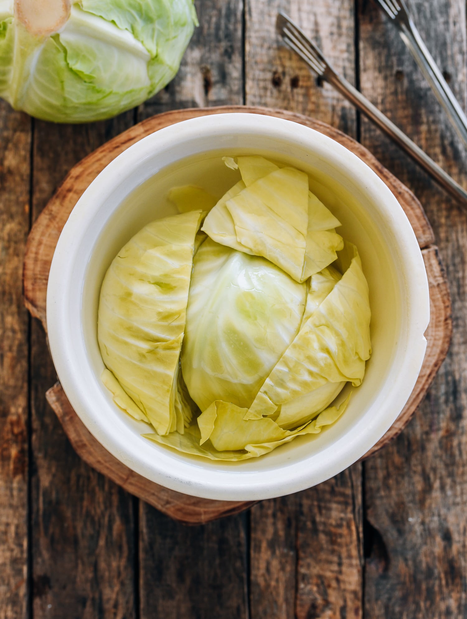 Pickled Cabbage (3 Ingredients!)