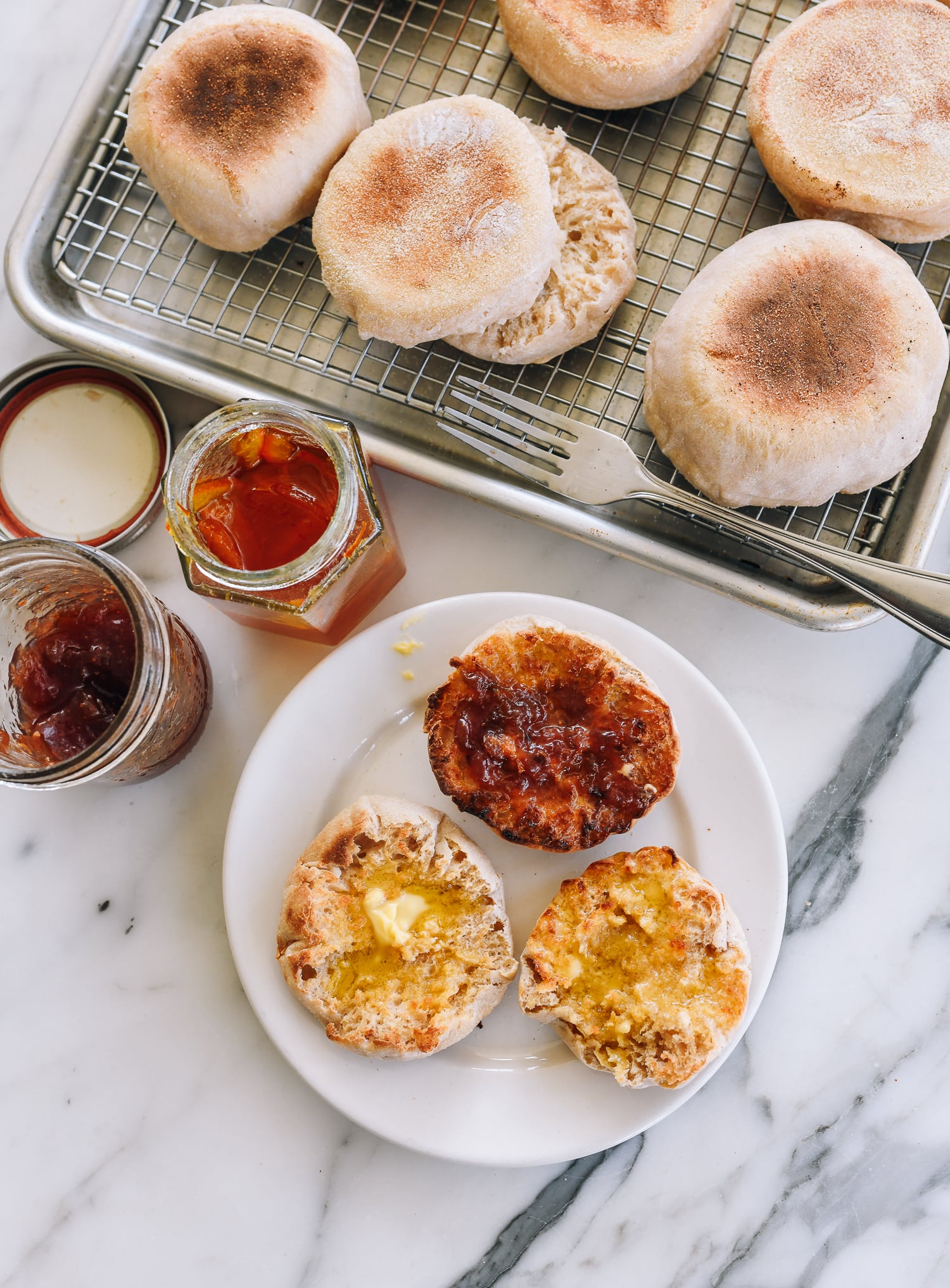 Sourdough English Muffins