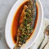 how to cook trout with soy garlic butter