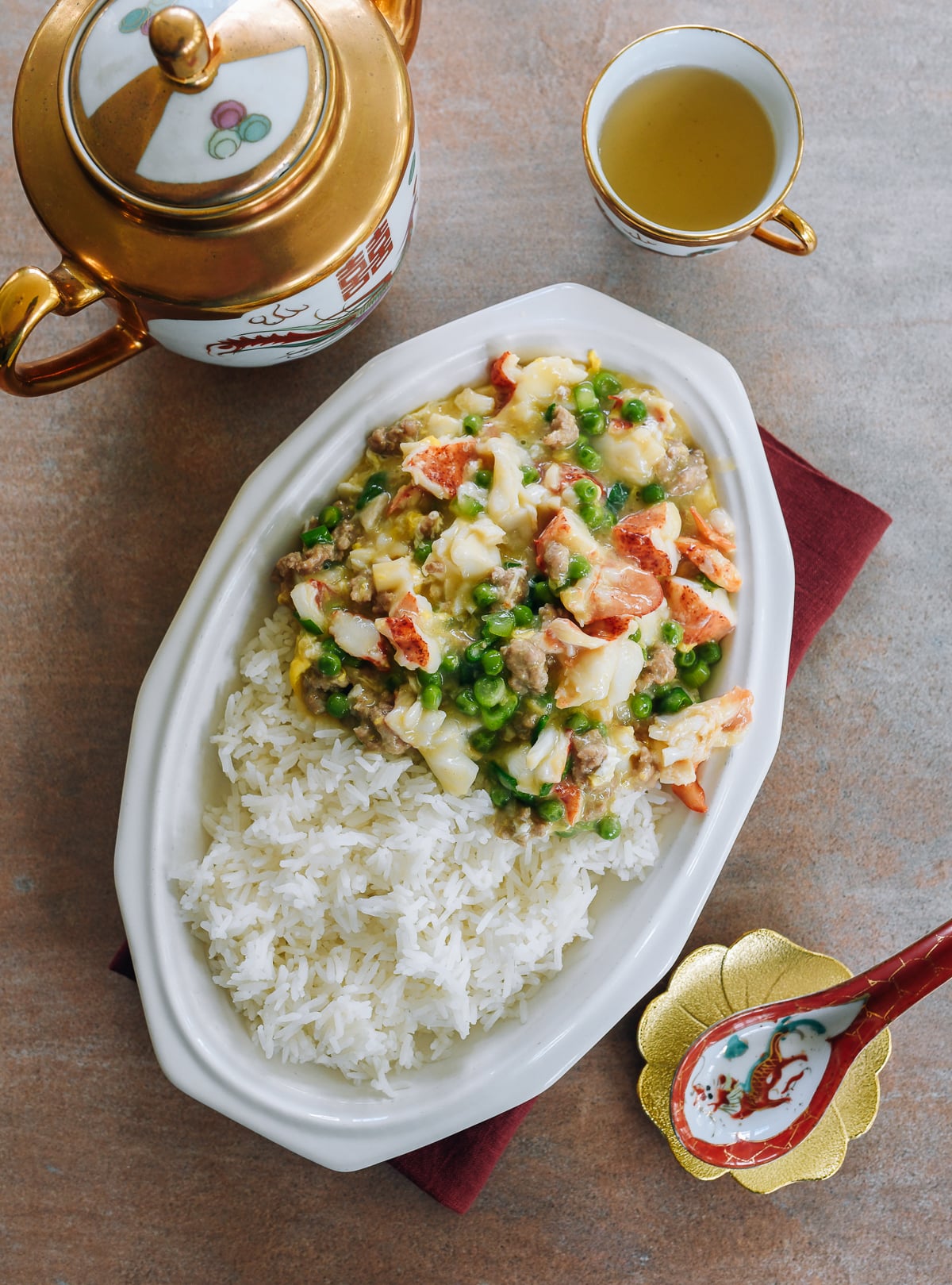 Lobster with Lobster Sauce