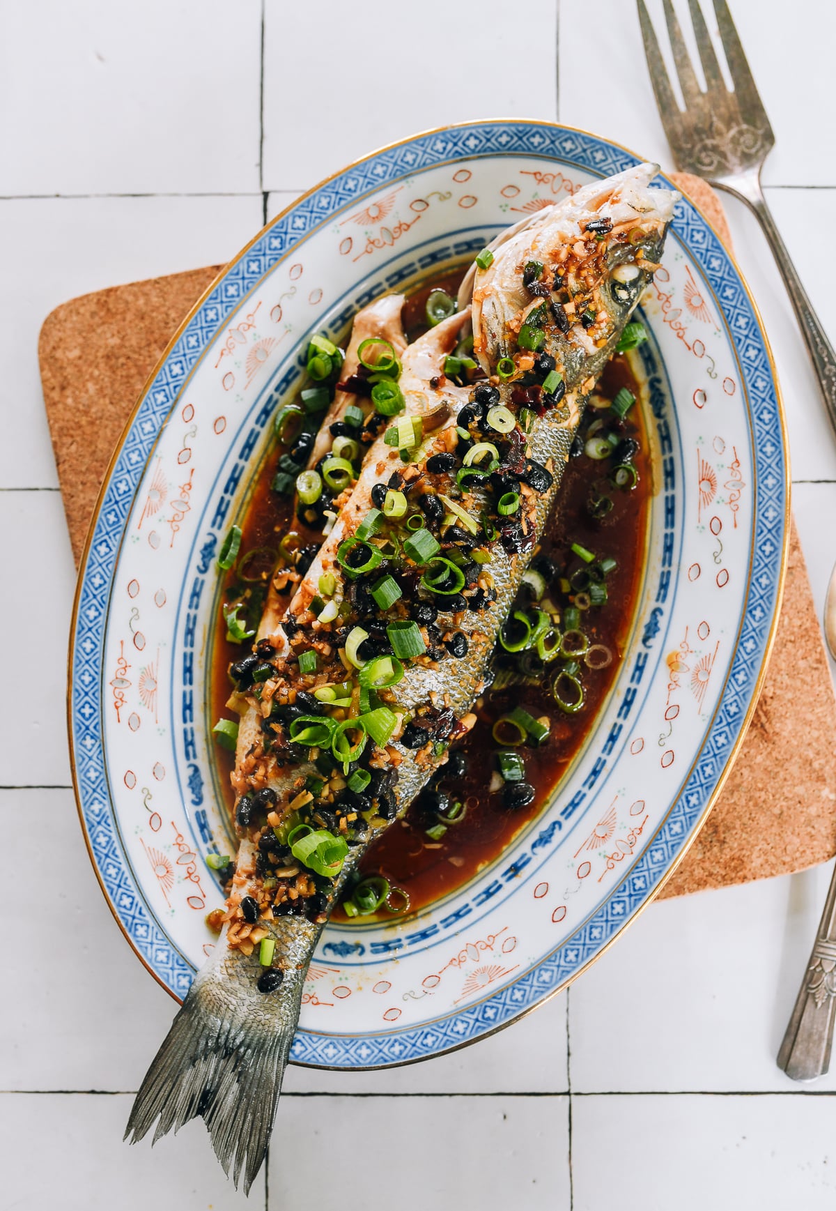 Steamed Fish with Black Bean Sauce