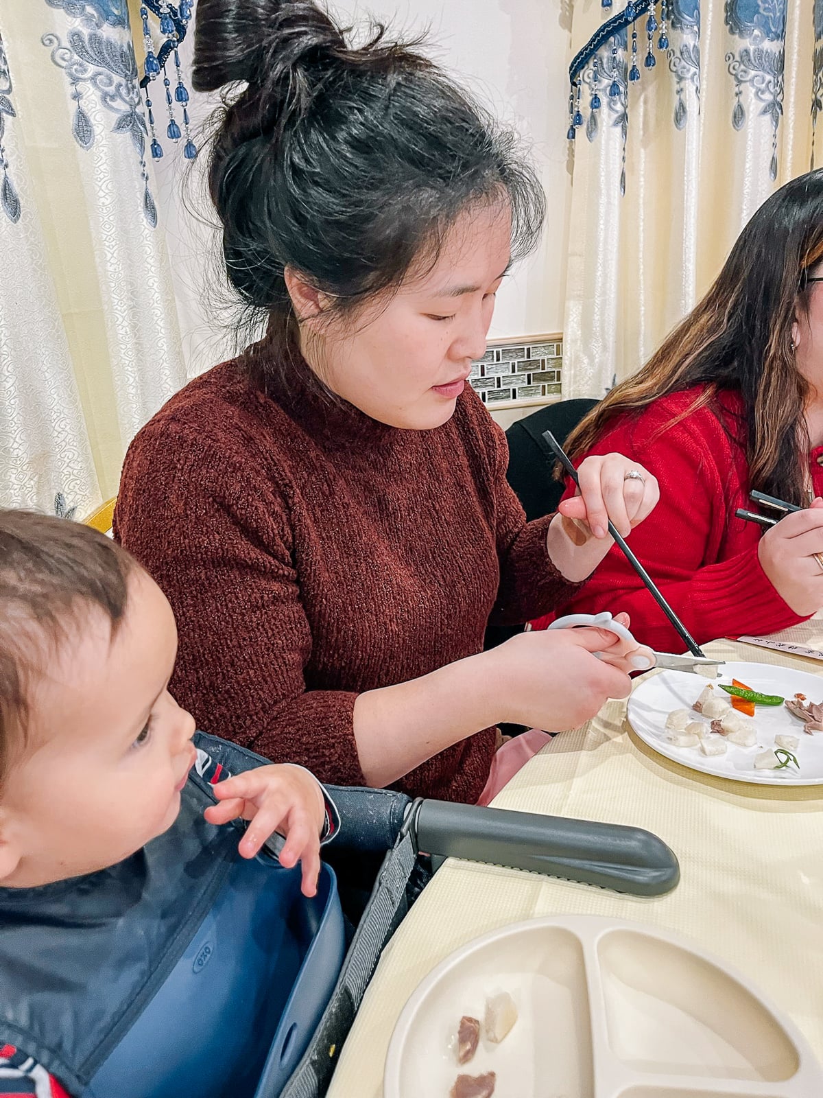Eating out with baby at Chinese restaurant
