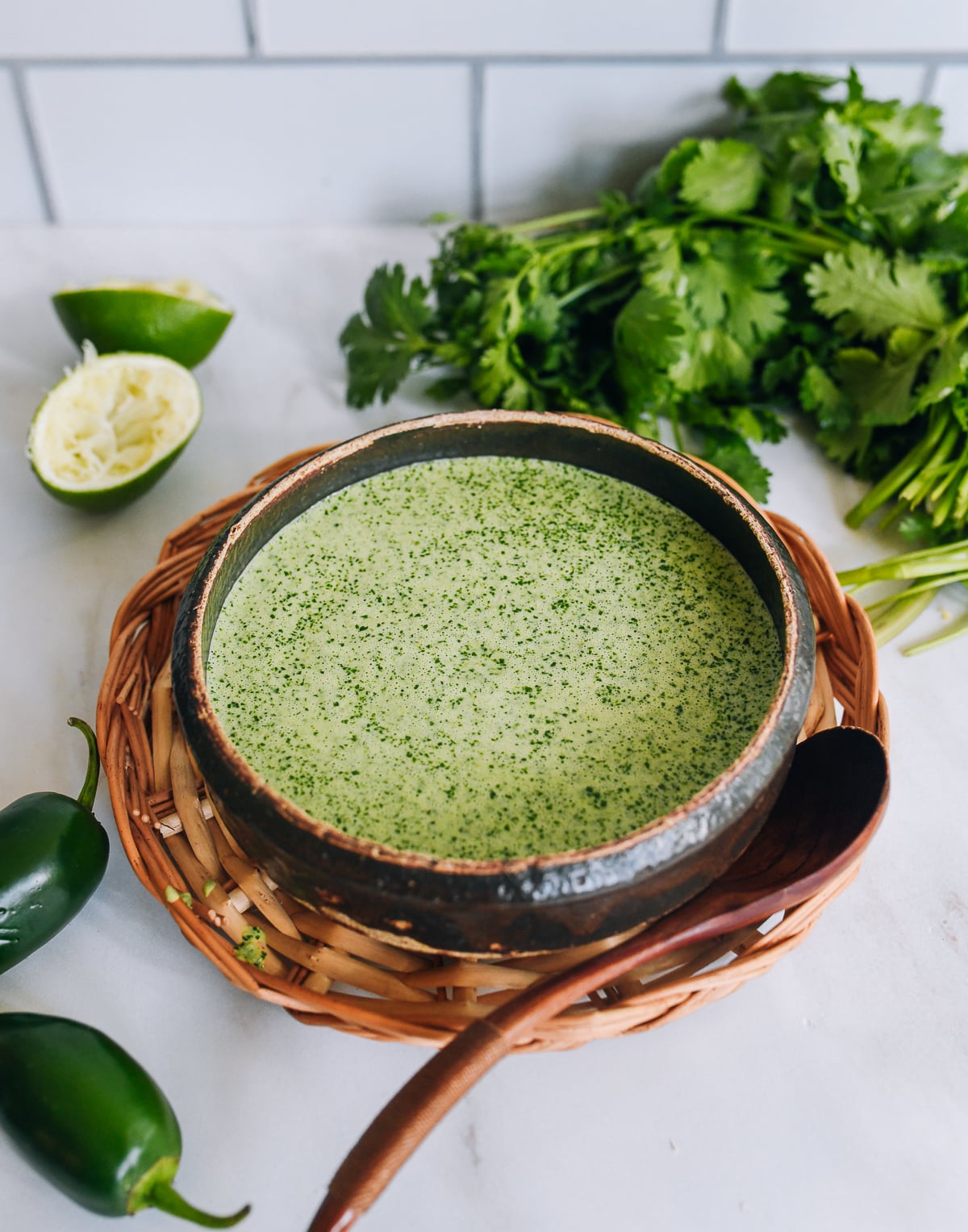 Our Favorite Green Sauce Recipe (Peruvian Aji Verde)