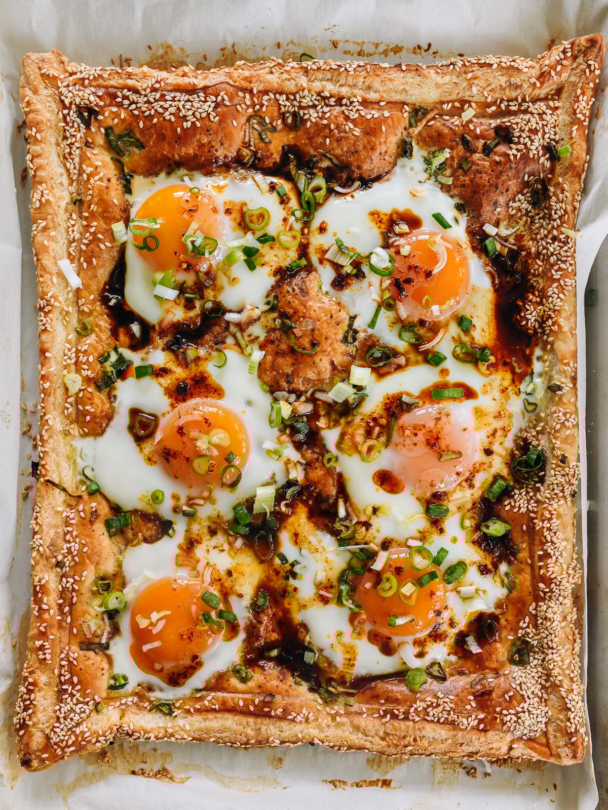 Chinese Egg Puff Pastry 