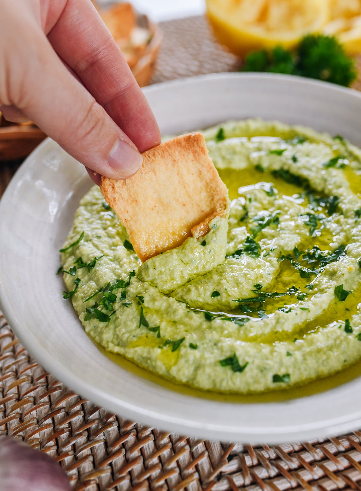 Edamame Hummus