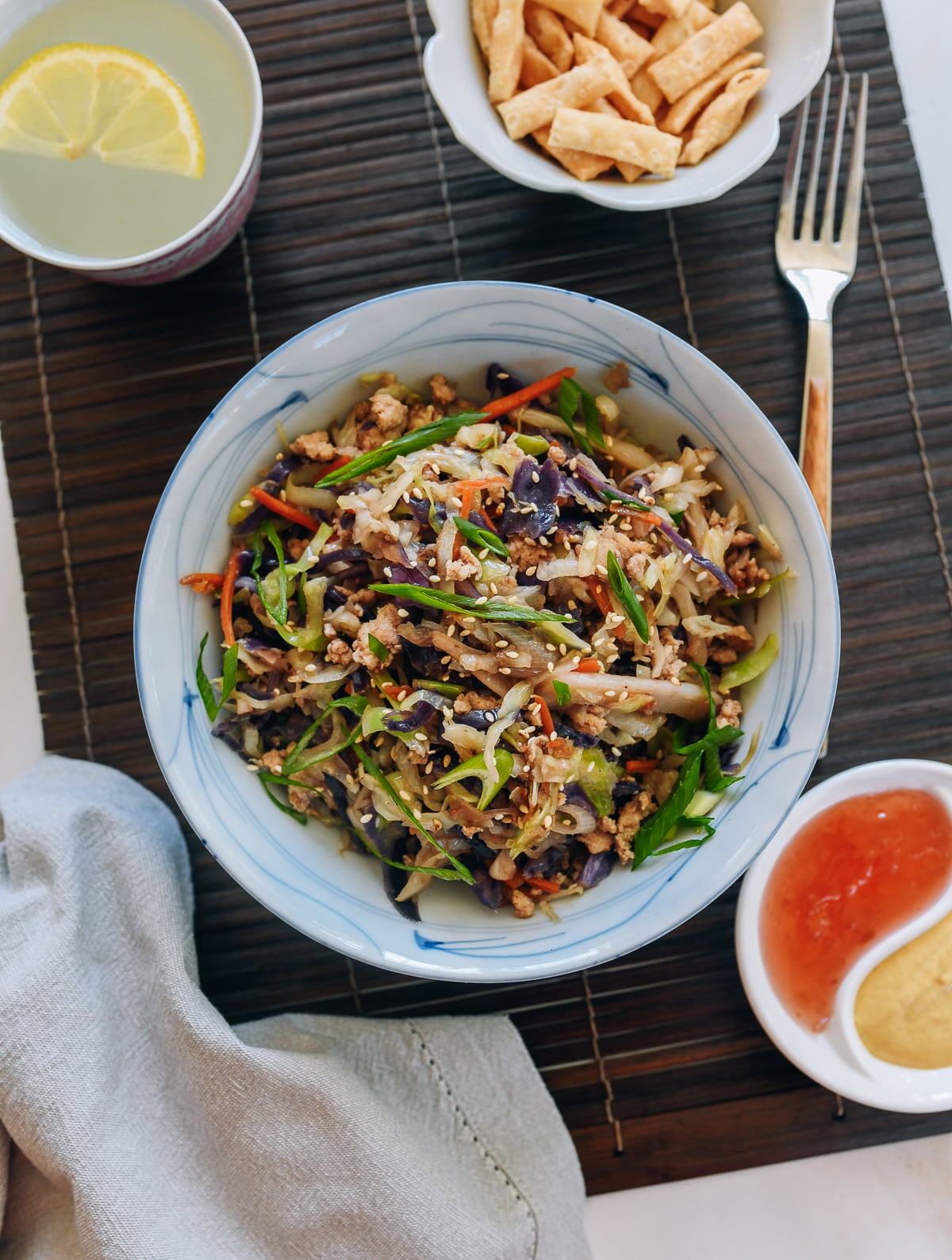 egg roll in a bowl recipe by the woks of life