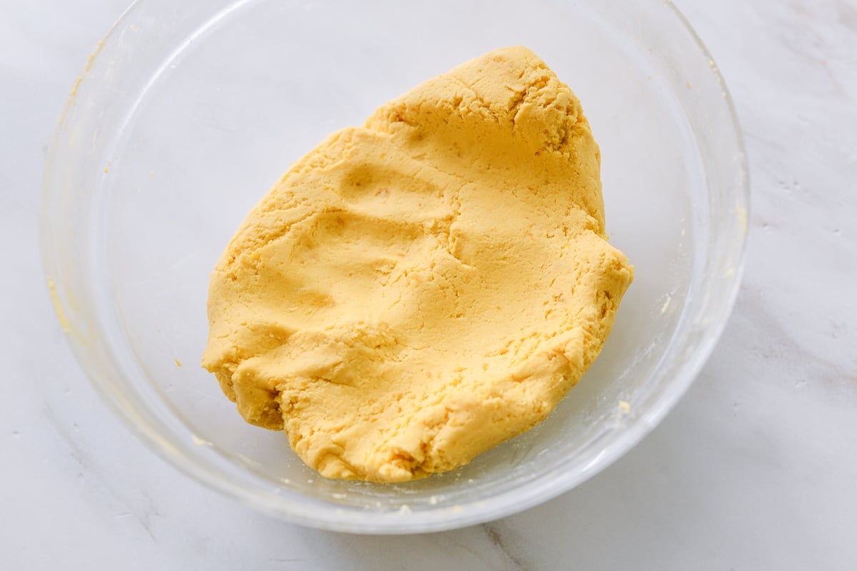 chinese pumpkin cake dough