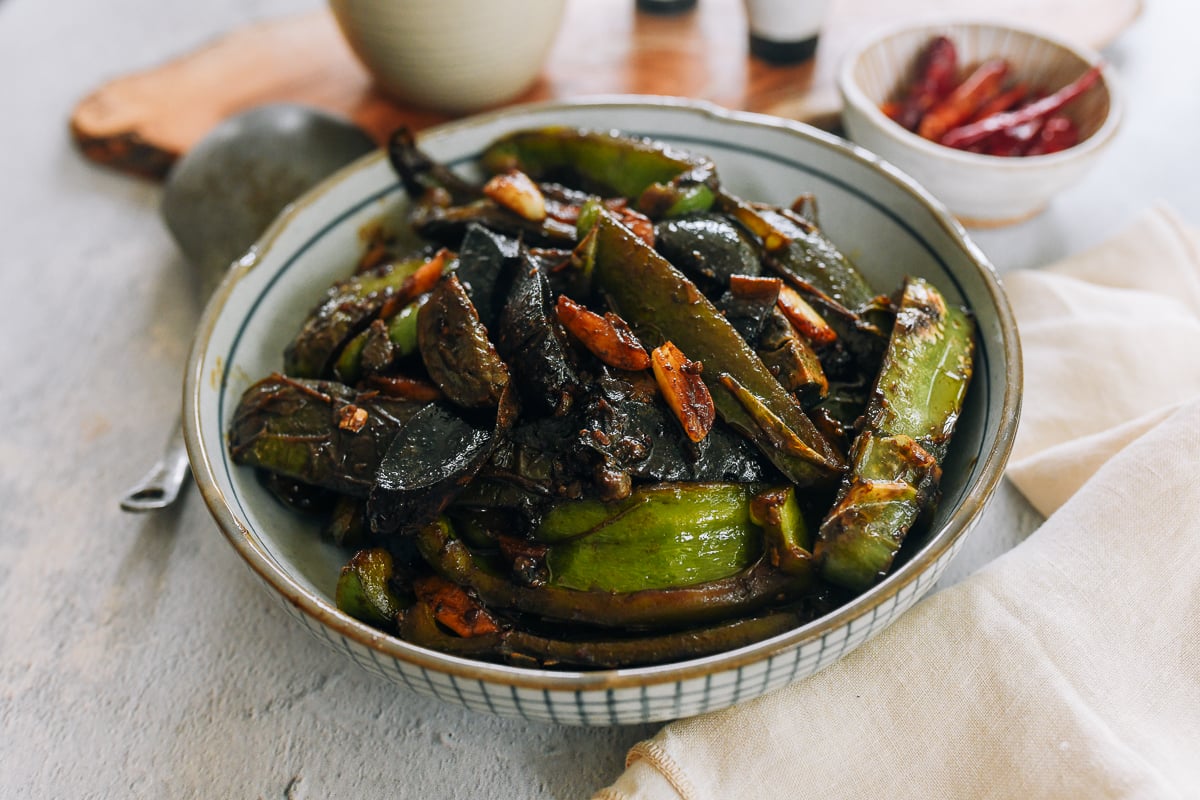 pidan pepper stir-fry