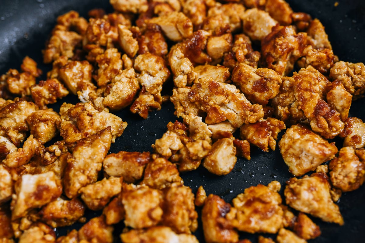 pan-fried seasoned tofu