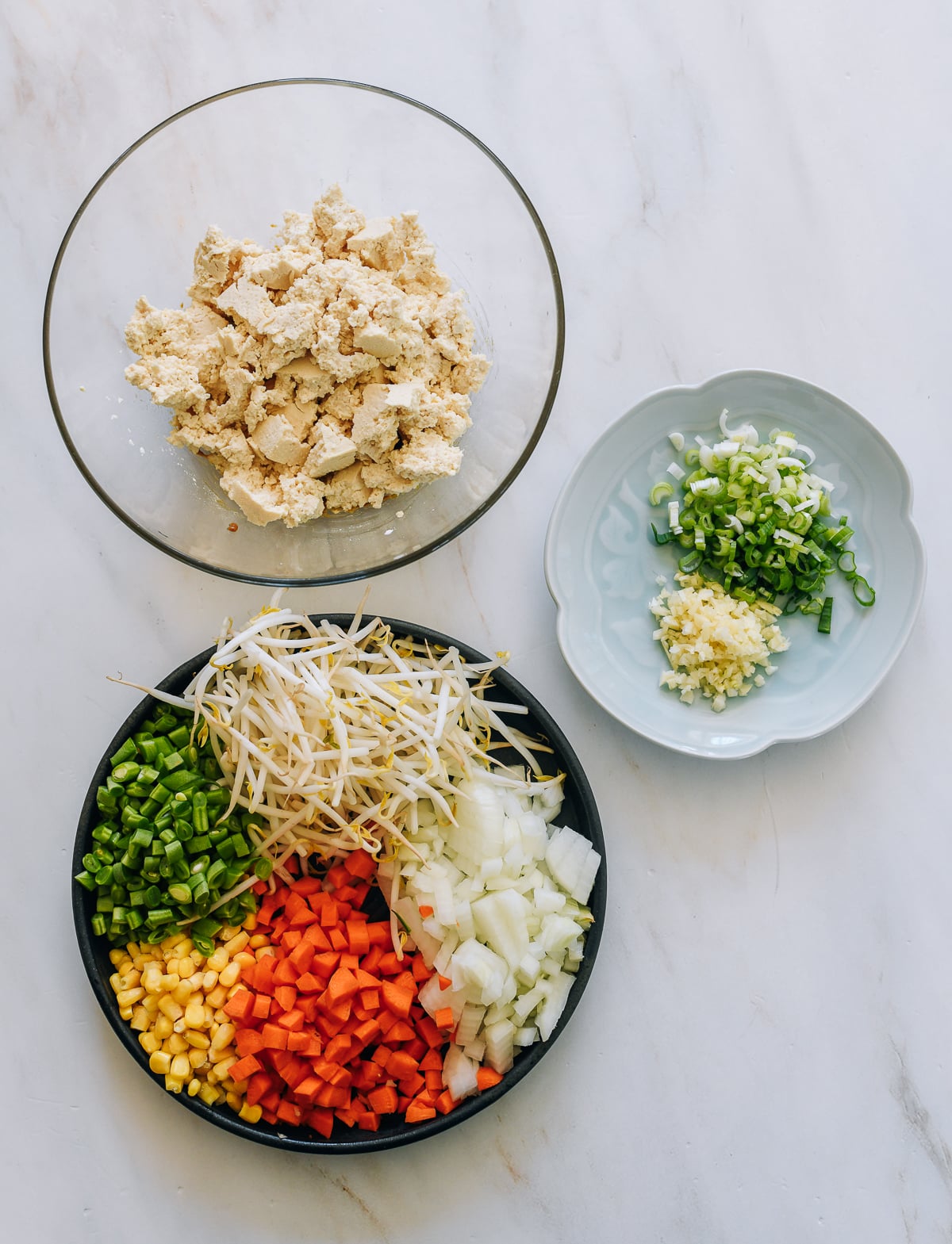tofu fried rice ingredients