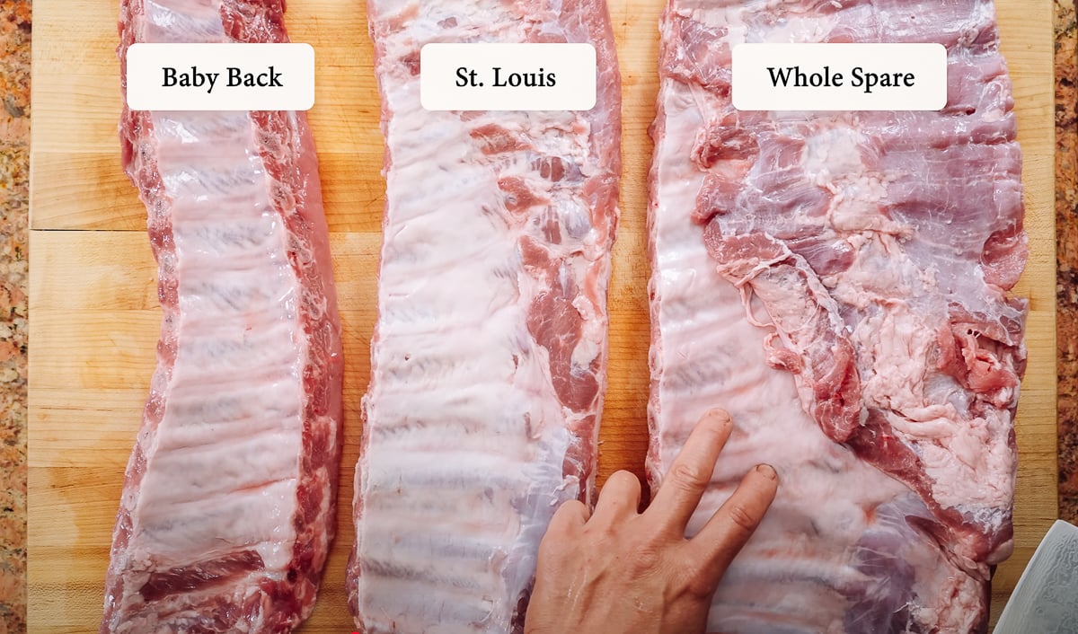 Baby Back, St. Louis, and Whole Spare ribs