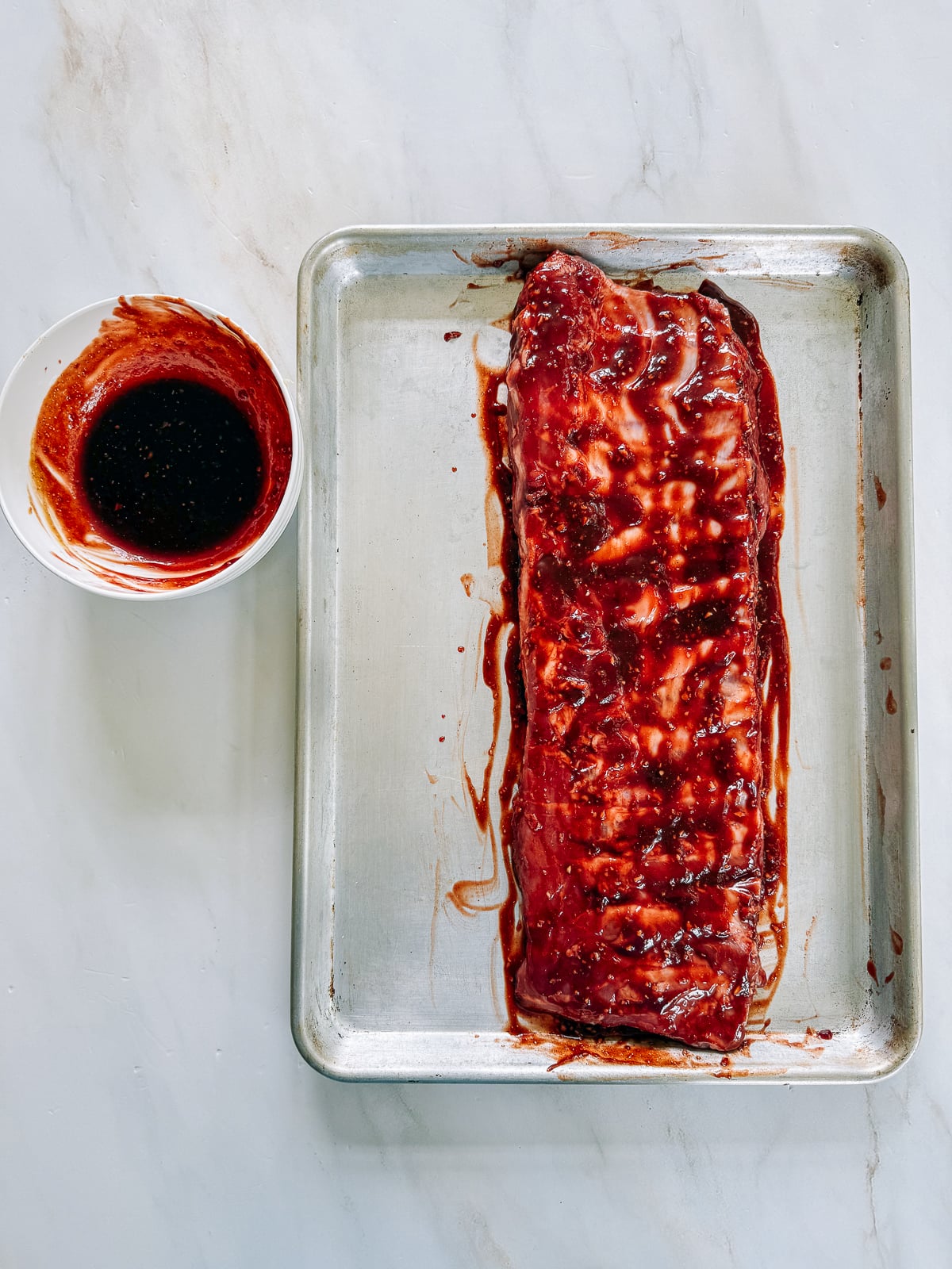 marinated ribs for Chinese spare ribs