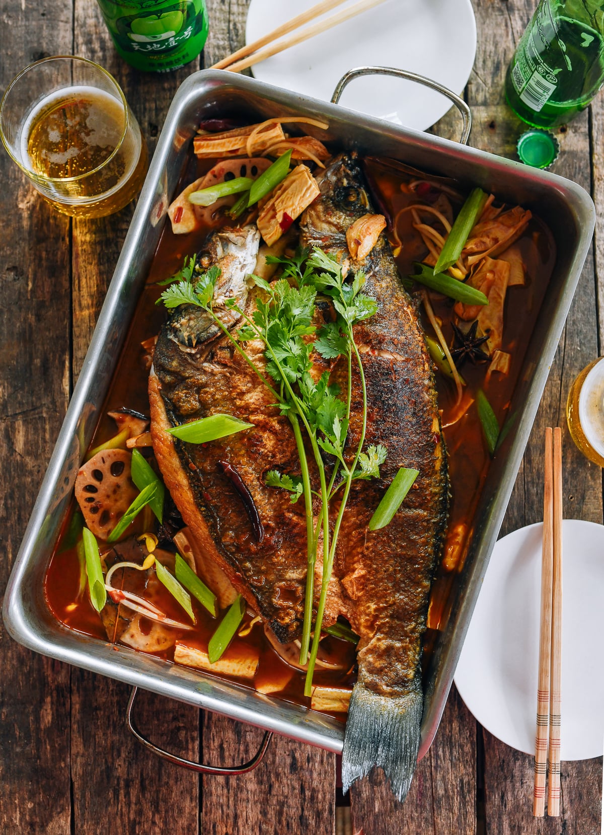 Chinese Grilled Fish (Kao Yu – 蒜香烤鱼)