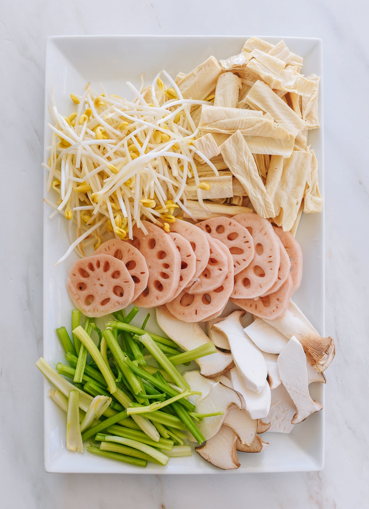 vegetables for kao yu