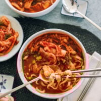 Kimchi Noodle Soup recipe