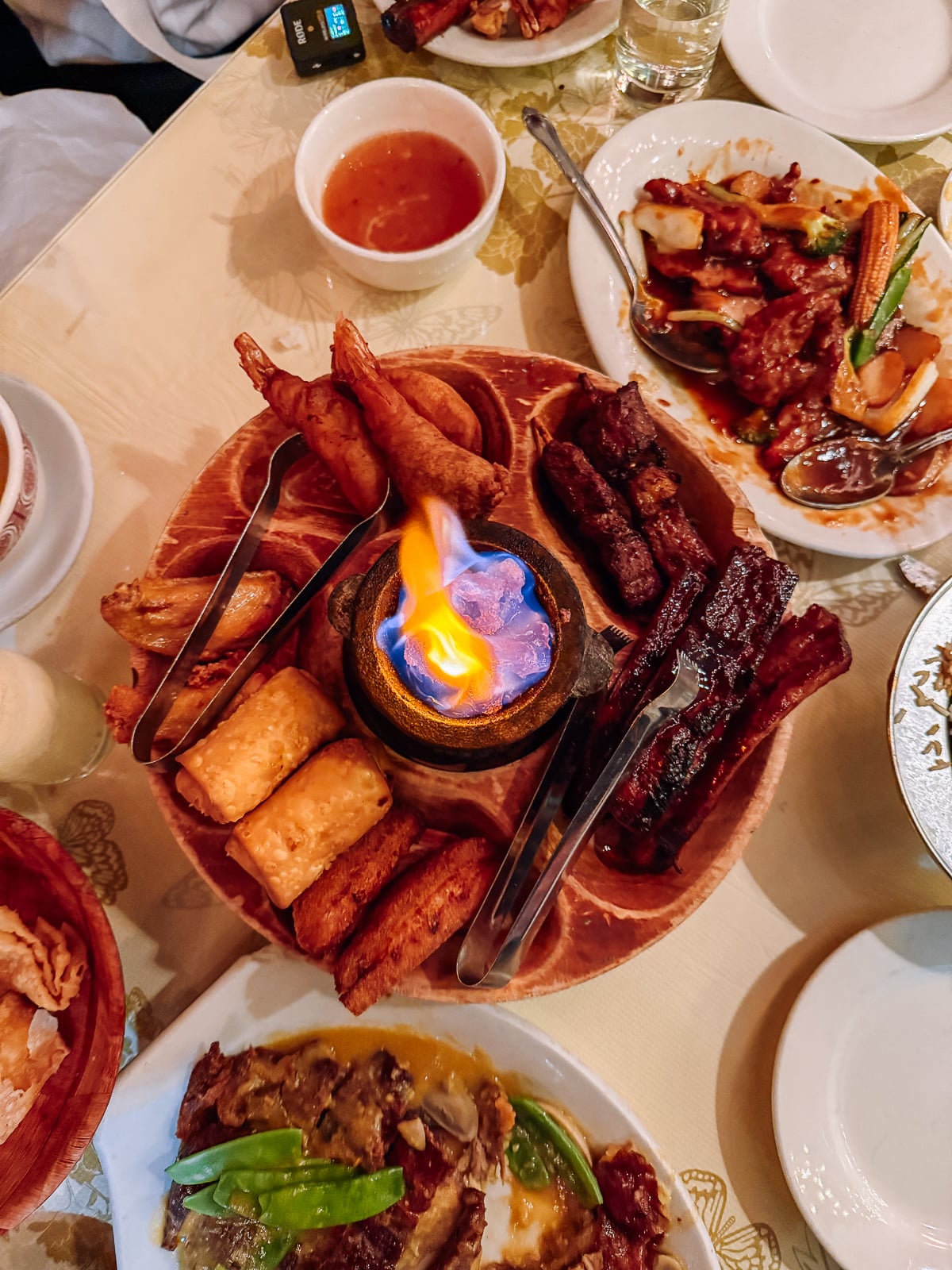 Pupu platter from Lee's Hawaiian Islander