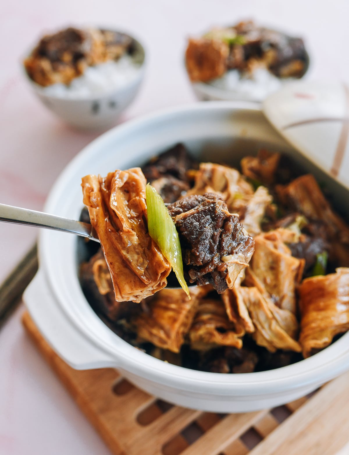 Chinese Beef Stew with yuba