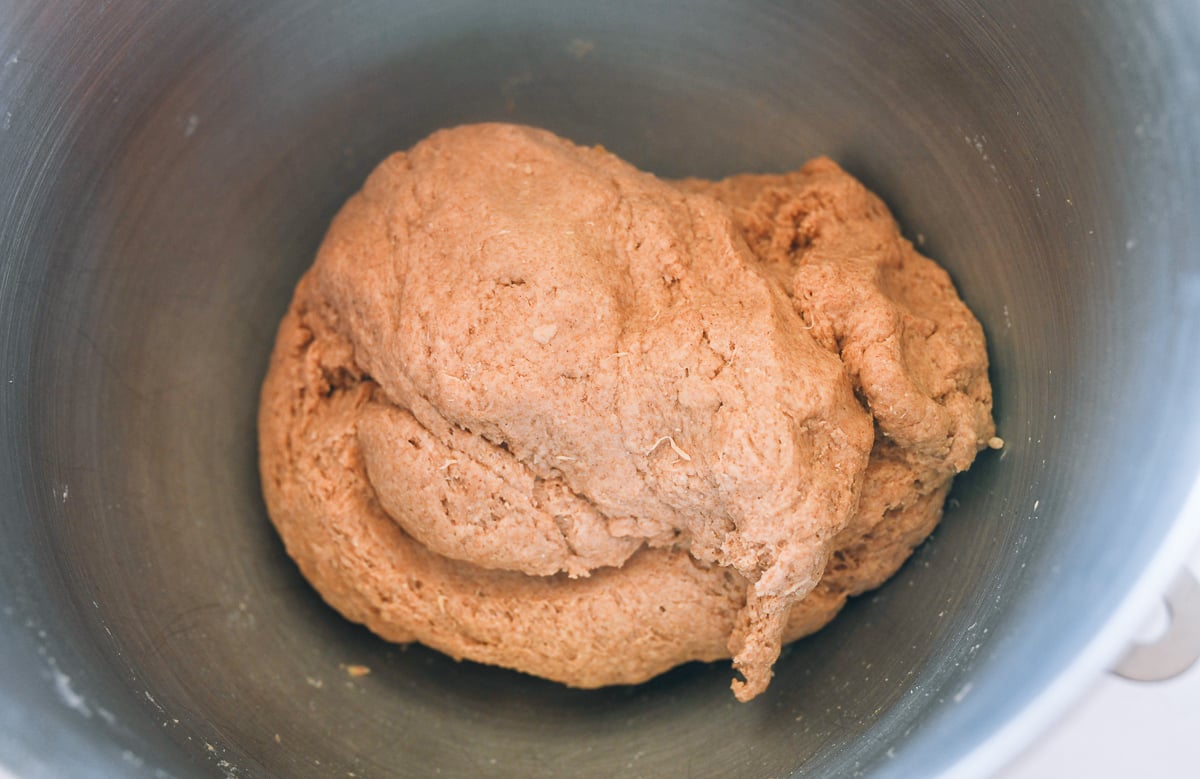 whole wheat dinner roll dough