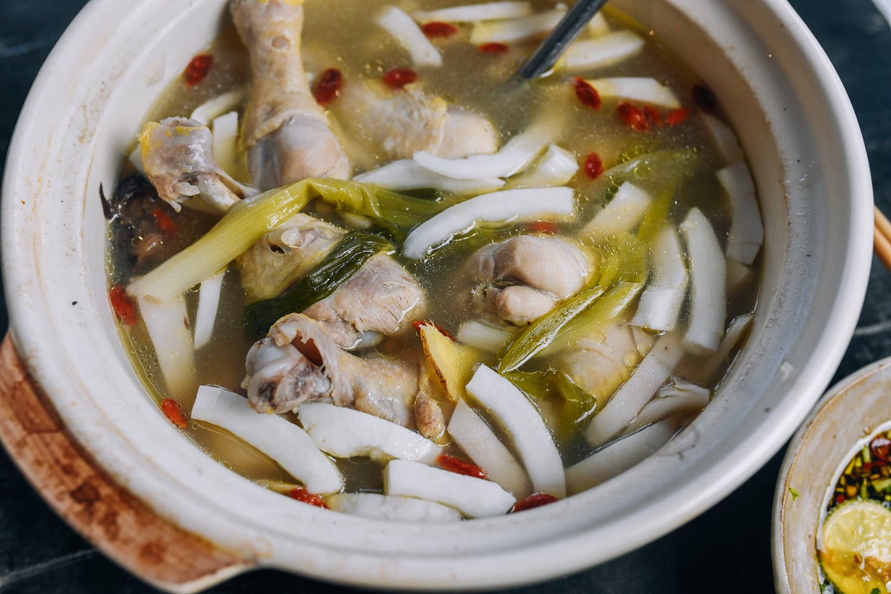 Hainan Chicken Coconut Soup recipe