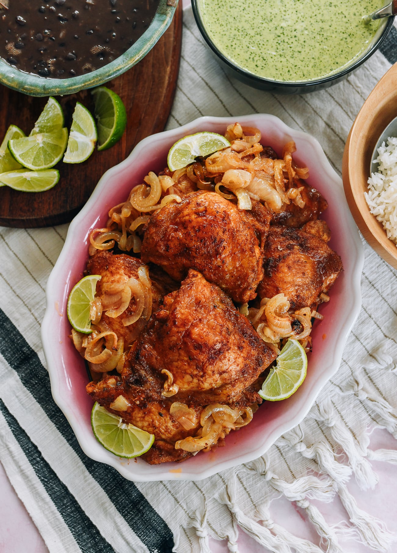 Sheet Pan Peruvian Chicken Thighs