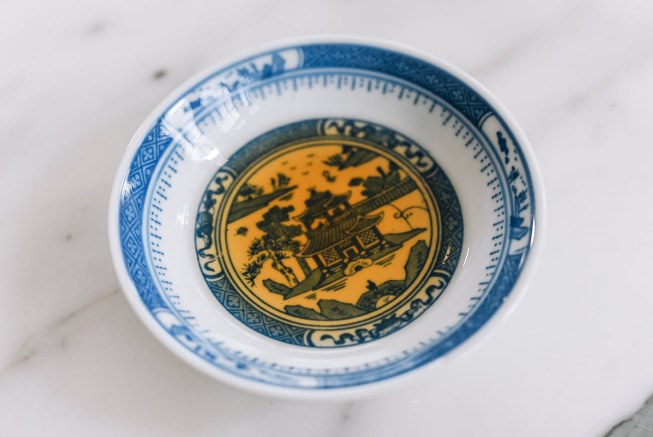 Shanghai rice vinegar in dish