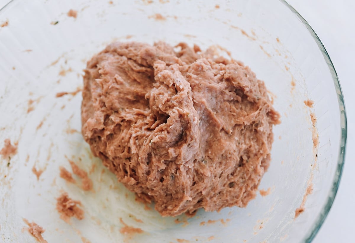 homemade turkey sausage mixture